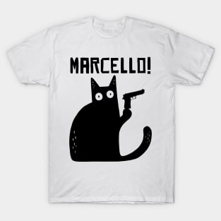 funny cat – Meowrio - mamma mia Marcello meme T-Shirt